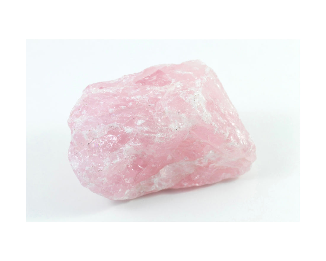 Pierre brut de quartz rose